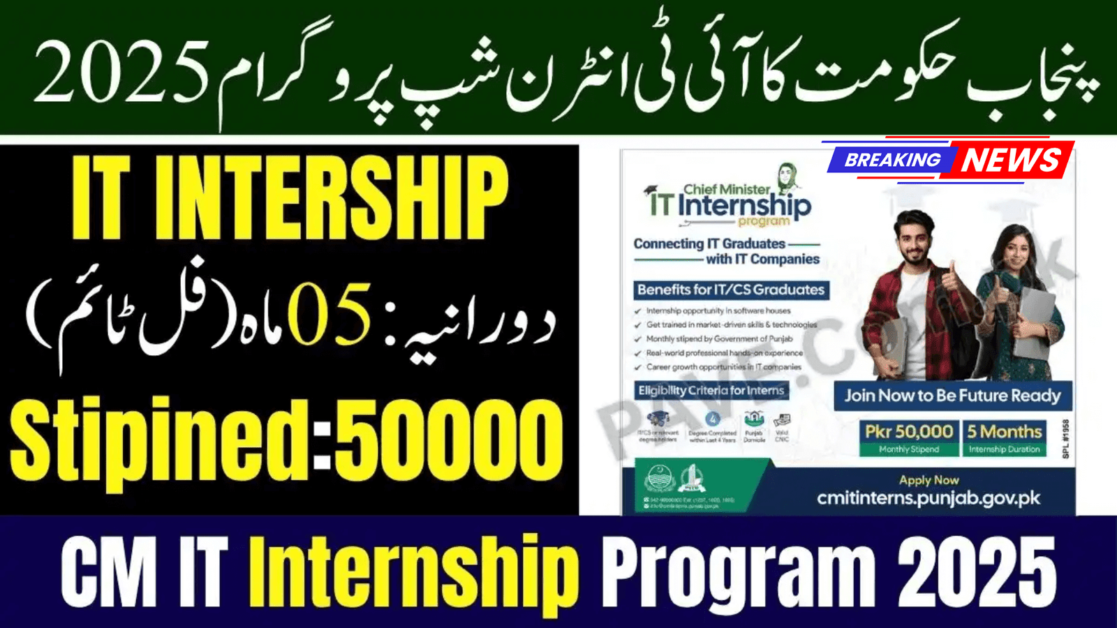 Chief Minister IT Internships Program 2025 – A Complete Guide from Start to End